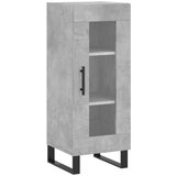 Maison Chic Komoda - Predalnik betonsko siva 34,5x34x90 cm inženirski les, (21719598) | Shoptok.si