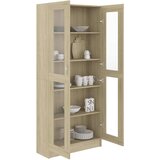  Vitrina boja hrasta 82,5 x 30,5 x 185 cm konstruirano drvo | Eponuda.ba