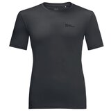 Jack Wolfskin Sportska majica kratkih rukava Tech boja: crna, glatki model | shoptok.hr