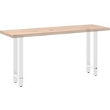  Noge za konzolni stol bijele 2 kom 38 x (72-73) cm čelične | shoptok.hr