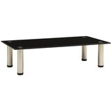 vidaXL TV stojalo črno 60x35x17 cm kaljeno steklo, (20913241) Cene