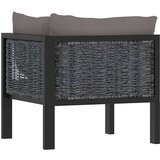 vidaXL Modularna kutna sofa od poliratana s lijevim naslonom antracit | shoptok.hr