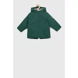 United Colors Of Benetton Otroška jakna zelena barva