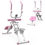 Nesta 2-v-1 zložljiv stepper in trenažer za trebuh, večnamenska fitnes naprava za domačo vadbo, (5000493094) Slike