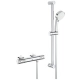 Grohe 34783000 Grohtherm 1000 Chrome baterija za tuš termostatska sa Tempesta 100 ručnim tuš setom | ePonuda.com