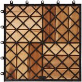  Pločice za decking 10 pcs Smeđa 30 x 30 cm Acacijsko drvo | shoptok.hr