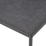 MID.YOU STOL, kovina, tekstil siva, temno siva | Shoptok.si