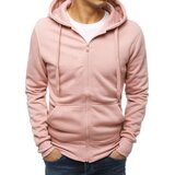 DStreet Bluza męska z kapturem różowa | Shoptok.si