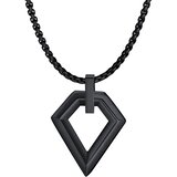 IZMAEL Ogrlica TO-34225 - Črna | Shoptok.si