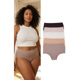 Trendyol ženski set gaćica TBBSS26CM00023, braon Cene