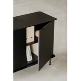 noo.ma Črna komoda z luknjo za kable 120x88x50 cm Suumo – | Shoptok.si