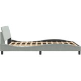  Okvir za krevet Dover svjetlosivi 137x190 cm baršunasti | shoptok.hr