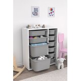 Hanah home Multifunkcionalna komoda Zen 2D2K6U v2, 69,5 x83 x30 cm, Bijelo-siva Cijene