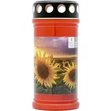 Premium Lampion Suncokret (Crvene boje)