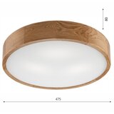  Brilagi - LED RGBW prigušiva stropna svetiljka CARVALHO 3xE27/15W/230V Wi-Fi hrast prečnika 47,5 | Eponuda.com