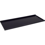C+P Polica za omaro z rolojem, črno siv RAL 7021, za širino 800 mm | Shoptok.si
