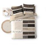 Douceur d intérieur Rjava bombažna posteljnina za zakonsko posteljo 200x200 cm So Natural – | Shoptok.si