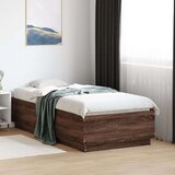 Okvir za krevet smeđi hrast 75x190 cm konstruirano drvo | shoptok.hr