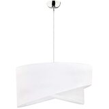  Duolla - Luster na sajli CELLO 1xE27/40W/230V prečnik 45 cm bela/srebrna | Eponuda.com