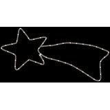  Božićne figure zvijezda padalica 48 LED tople bijele 65 x 28 cm | shoptok.hr