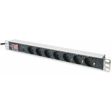 Digitus Razdelilec 48cm 7x220V ALU + stikalo DN-95403 Cene