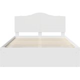  Krevetna konstrukcija Bijelo 150 x 200 cm Čvrsto borovo drvo | shoptok.hr