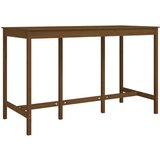 vidaXL Barska miza medeno rjava 180x80x110 cm trdna borovina, (20711225) | Shoptok.si