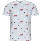 Puma Majice s kratkimi rokavi ESS+ LOGO POWER AOP Bela | Shoptok.si