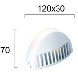  LED spoljašnje zidno svetlo WINDOW LED/7W/230V IP65 belo | Eponuda.com