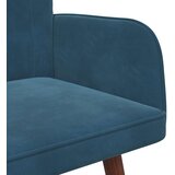 SOFA za dvije osobe Plava 115 x 61 x 87 cm Baršun | shoptok.hr