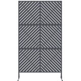  Zaslon za privatnost 100 x 50 x 180 cm Čelik Antracit | Eponuda.com