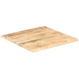 VidaXL Mizna plo&amp;scaron;ča iz trdnega mangovega lesa 25-27 mm 60x60 cm Slike