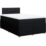  box spring s madracem crni 120 x 190 cm od tkanine | shoptok.hr