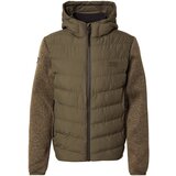 Superdry Prehodna jakna temno siva / večbarvno zelena Cene