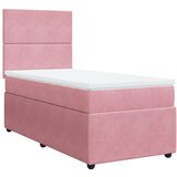 Maison Chic Box spring postelja - Vzmetna postelja z vzmetnico roza 80x200 cm žamet SL23270, (21880452) | Shoptok.si