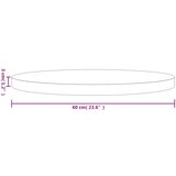  Ploča za stol okrugla Ø 60 x 3 cm od masivne borovine | shoptok.hr