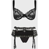 Obsessive Heartina 3 Pcs Set Black S/M Cijene
