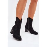 S. BARSKI Ladies Cutout Cowboy Ankle Boots Heeled S.Barski | Shoptok.si