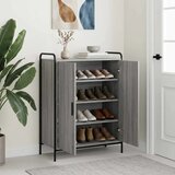  Ormar za cipele 76 x 36 5 x 93 cm Konstruirano drvo Siva Sonoma - Siva Sonoma 76 x 36 5 x 93 cm 4 etaže s vratima Cijene
