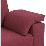 SOFA 3 pcs Vjetrovita Crvena 219 x 80 x 82 cm Platnasta tkanina | shoptok.hr