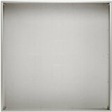  Vrtna saksija Srebrna 40 x 40 x 20 cm Nehrđajući čelik | shoptok.hr