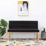  Klop 140 cm črn žamet - Klop, (21494826) | Shoptok.si