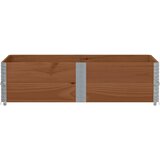  Okviri za palete 2 smeđi 150x100 cm od masivne borovine | shoptok.hr
