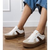 D/CEO White gladiator sandals fastened at the ankle Badana | ePonuda.com