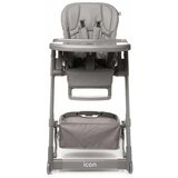 4Baby stolček za hranjenje Icon grey | Shoptok.si