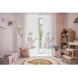Butter Kings Bež otroška zavesa iz bombažnega satena 110x170 cm Hugging Bunnies – | Shoptok.si