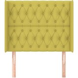  Uzglavlje s ušima zeleni 103x16x118/128 cm od tkanine | shoptok.hr