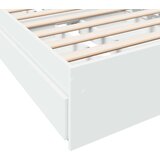  Okvir za krevet s ladicama bijeli 100x200 cm konstruirano drvo | shoptok.hr
