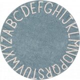 Lorena Canals Svijetlo plavi periv/ručno rađen pamučan dječji tepih ø150 cm ABC Vintage Blue – Cijene
