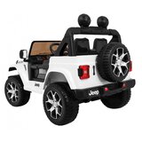  Licenciran avto na akumulator Jeep Wrangler Rubicon 4x4 - bel | Shoptok.si